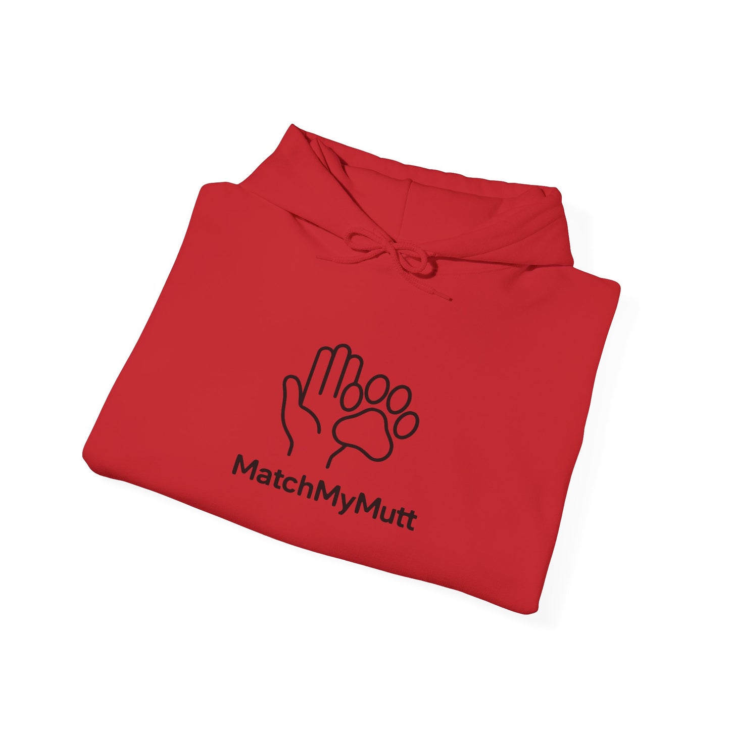 Cozy Pet Lover Hooded Sweatshirt | MatchMyMutt Gift, Animal Rescue Apparel, Dog Mom/Human Matching Sweatshirt