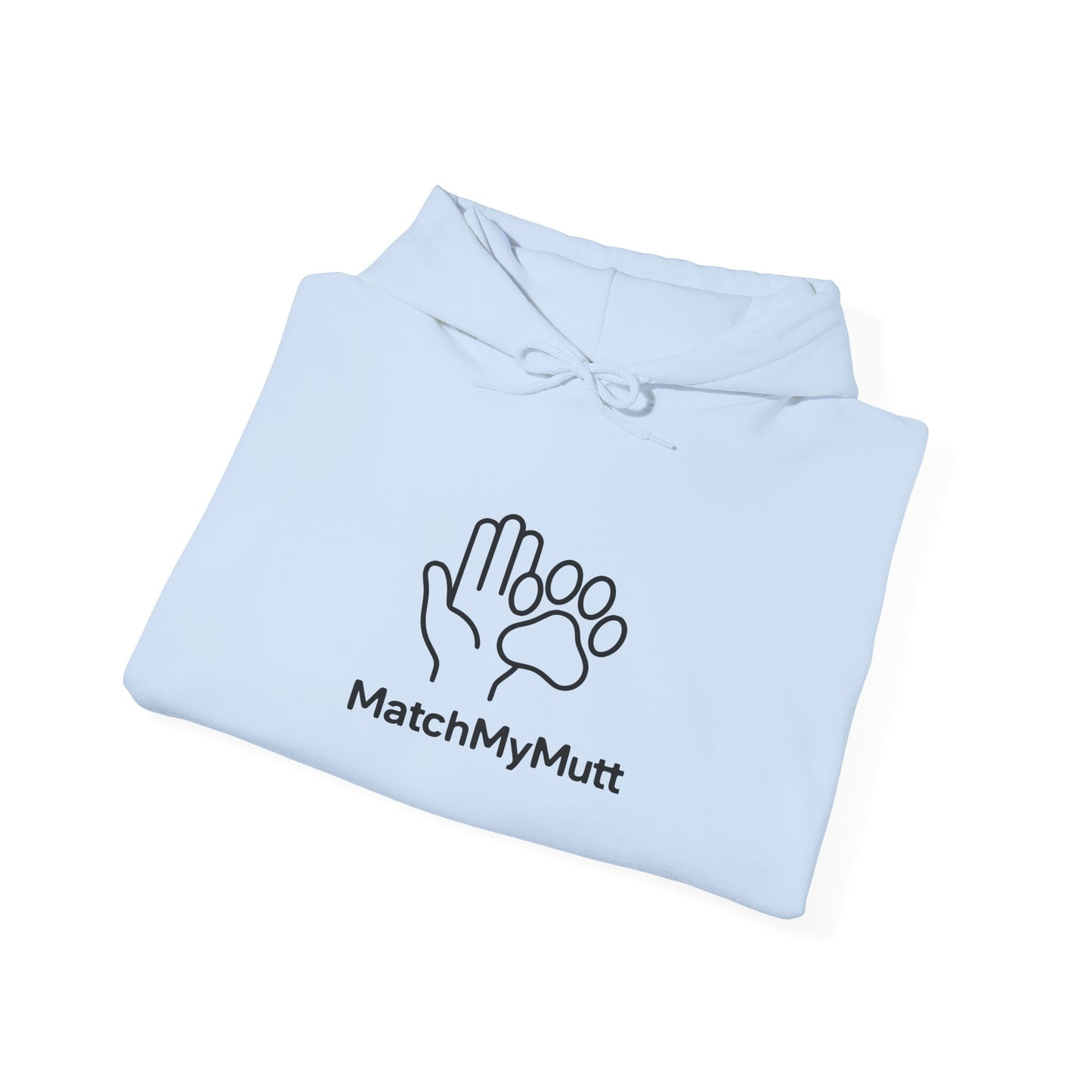 Cozy Pet Lover Hooded Sweatshirt | MatchMyMutt Gift, Animal Rescue Apparel, Dog Mom/Human Matching Sweatshirt
