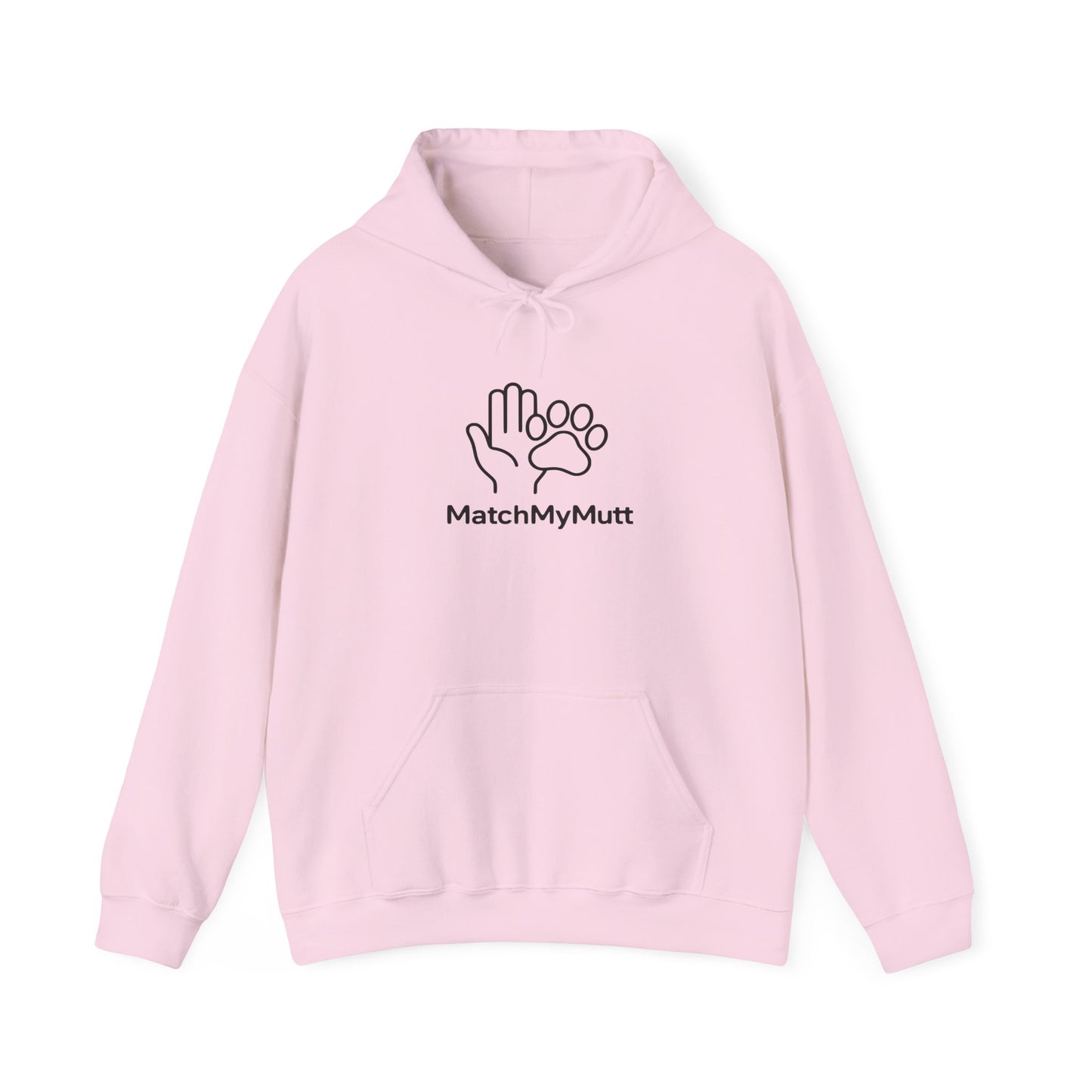 Cozy Pet Lover Hooded Sweatshirt | MatchMyMutt Gift, Animal Rescue Apparel, Dog Mom/Human Matching Sweatshirt