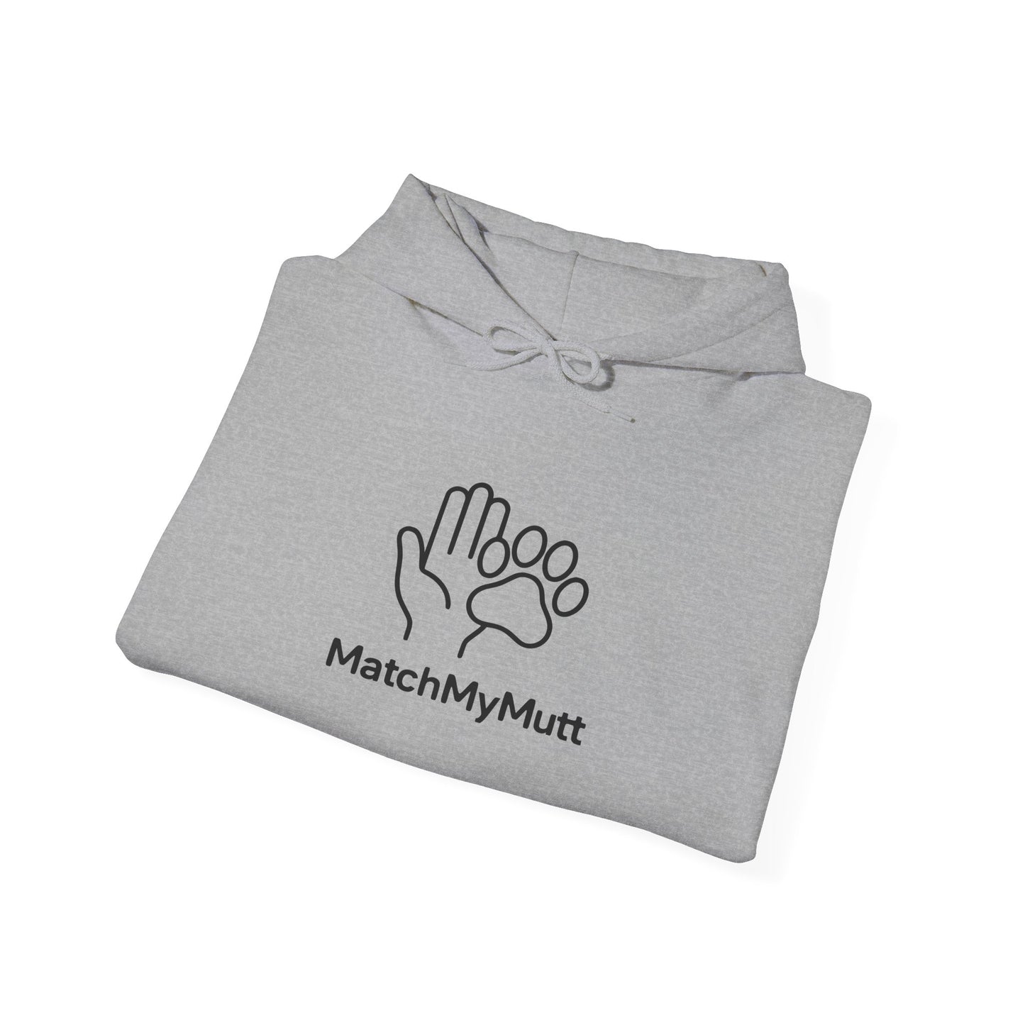 Cozy Pet Lover Hooded Sweatshirt | MatchMyMutt Gift, Animal Rescue Apparel, Dog Mom/Human Matching Sweatshirt