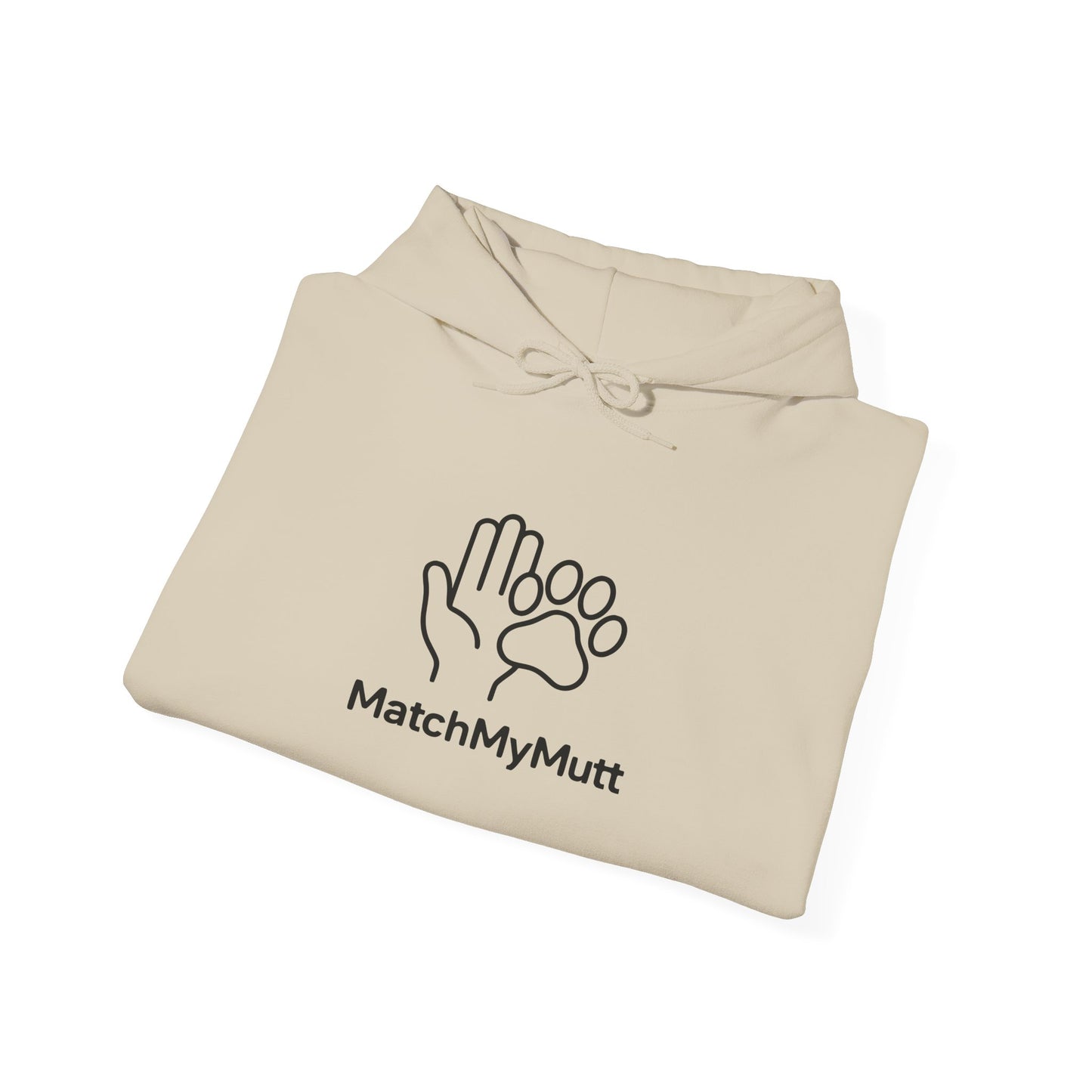 Cozy Pet Lover Hooded Sweatshirt | MatchMyMutt Gift, Animal Rescue Apparel, Dog Mom/Human Matching Sweatshirt