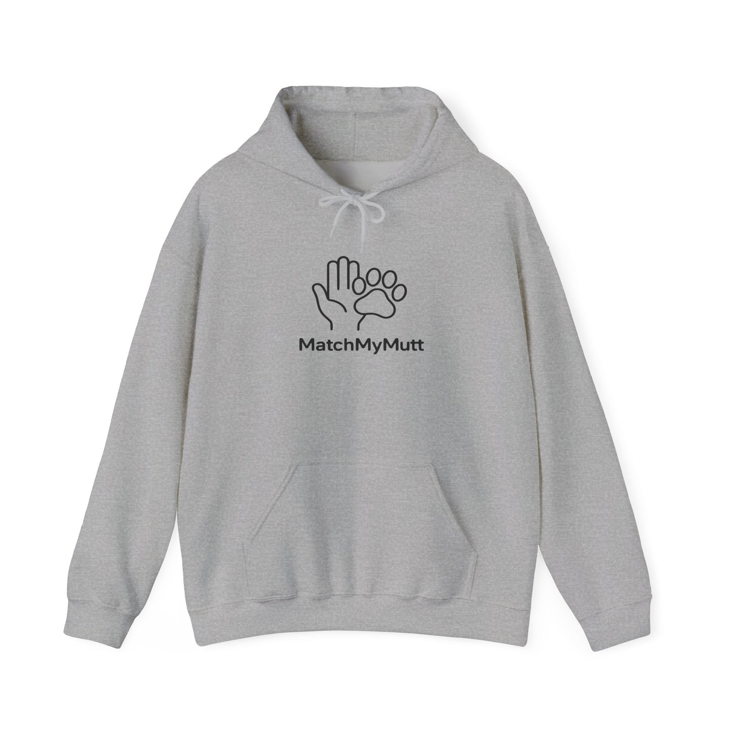 Cozy Pet Lover Hooded Sweatshirt | MatchMyMutt Gift, Animal Rescue Apparel, Dog Mom/Human Matching Sweatshirt