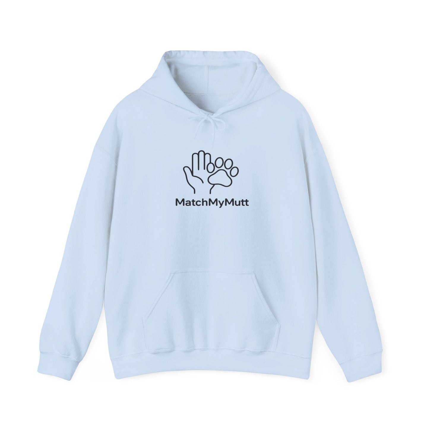 Cozy Pet Lover Hooded Sweatshirt | MatchMyMutt Gift, Animal Rescue Apparel, Dog Mom/Human Matching Sweatshirt
