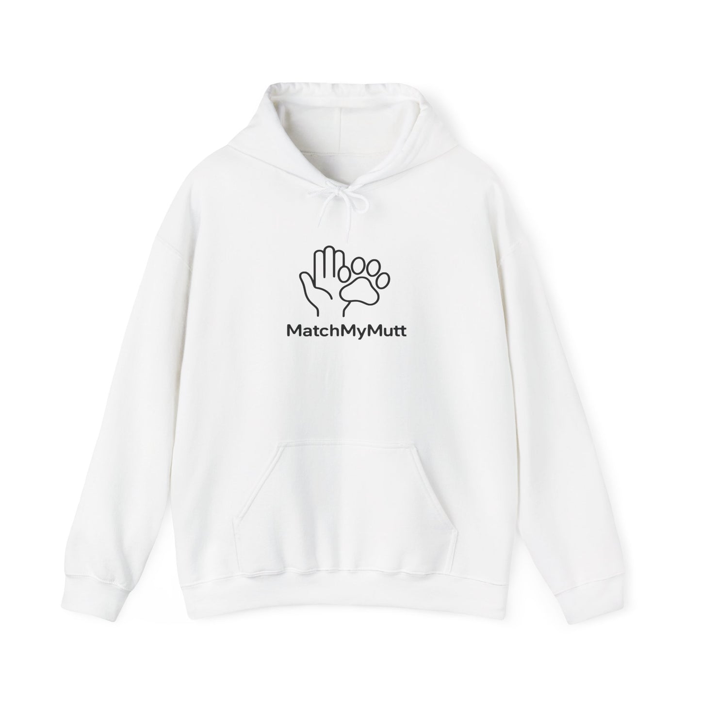 Cozy Pet Lover Hooded Sweatshirt | MatchMyMutt Gift, Animal Rescue Apparel, Dog Mom/Human Matching Sweatshirt