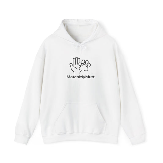 Cozy Pet Lover Hooded Sweatshirt | MatchMyMutt Gift, Animal Rescue Apparel, Dog Mom/Human Matching Sweatshirt