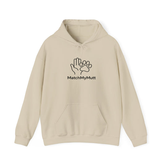 Cozy Pet Lover Hooded Sweatshirt | MatchMyMutt Gift, Animal Rescue Apparel, Dog Mom/Human Matching Sweatshirt