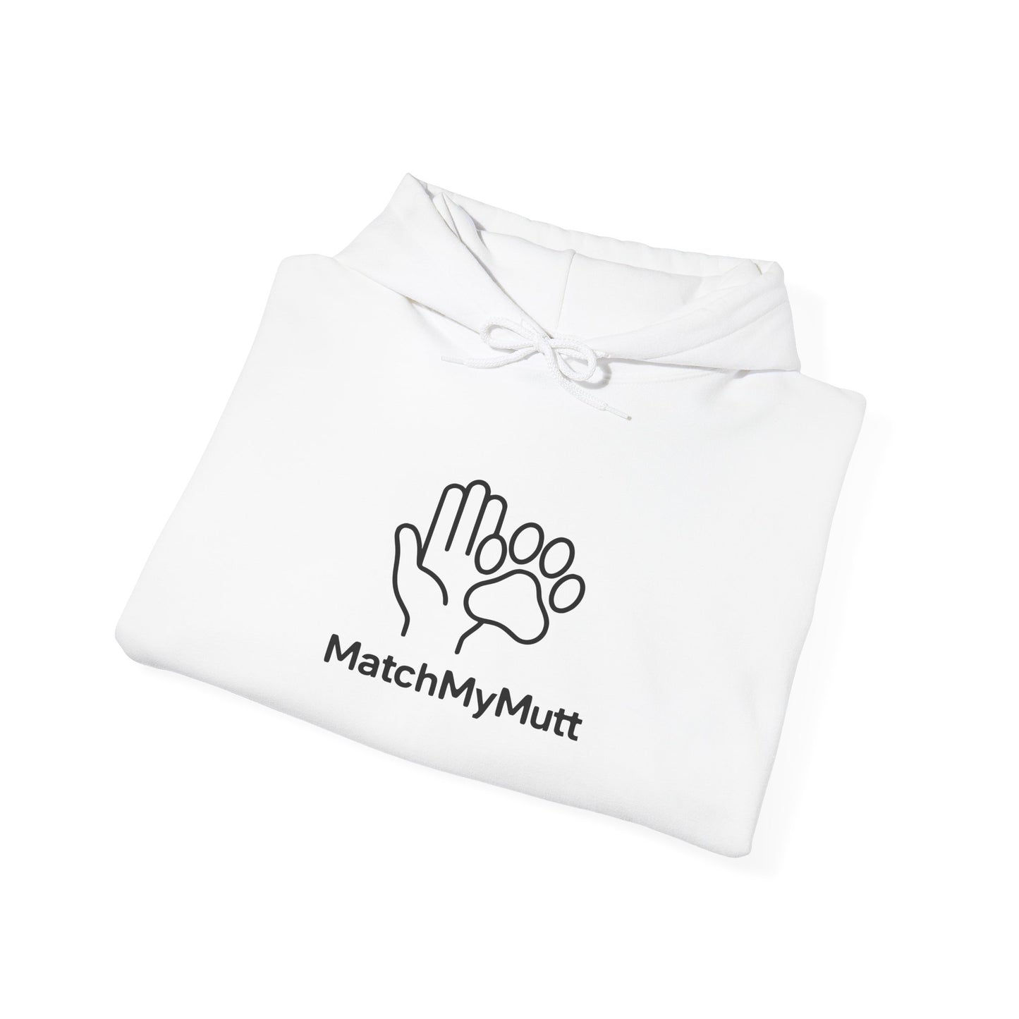Cozy Pet Lover Hooded Sweatshirt | MatchMyMutt Gift, Animal Rescue Apparel, Dog Mom/Human Matching Sweatshirt