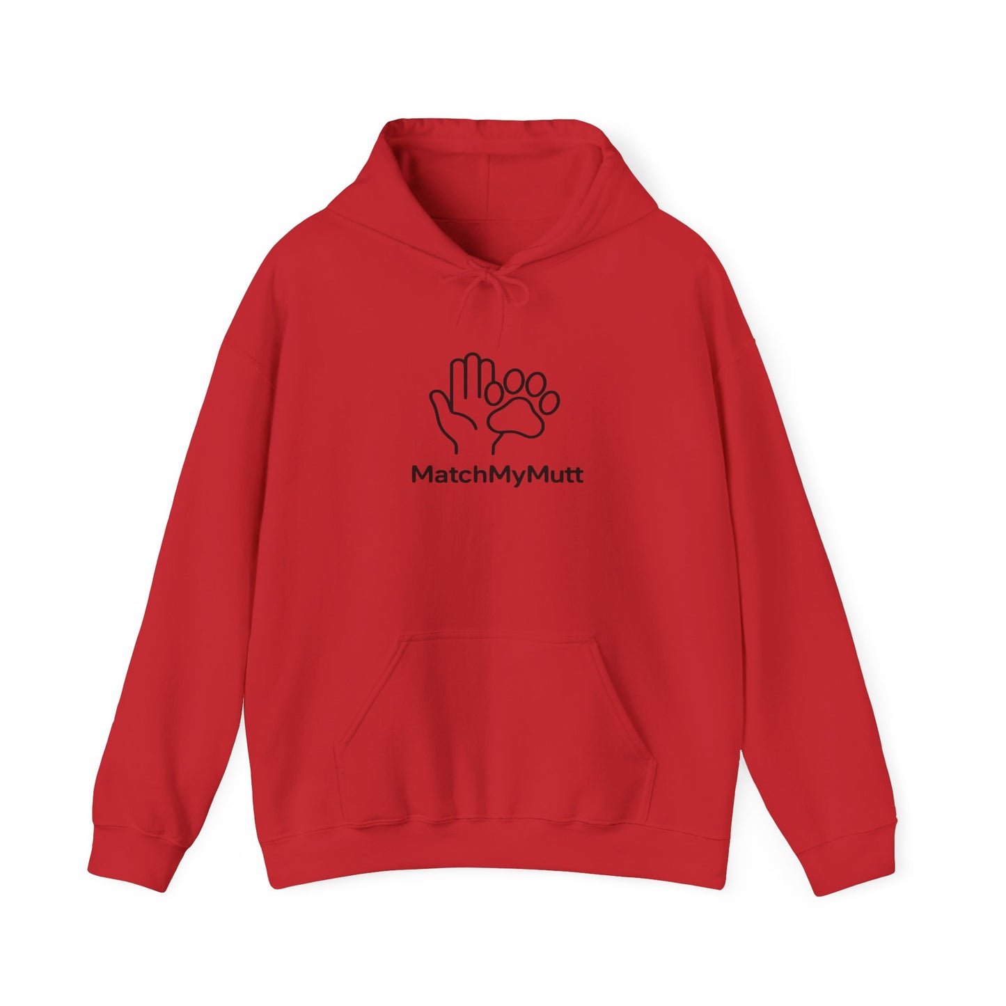 Cozy Pet Lover Hooded Sweatshirt | MatchMyMutt Gift, Animal Rescue Apparel, Dog Mom/Human Matching Sweatshirt